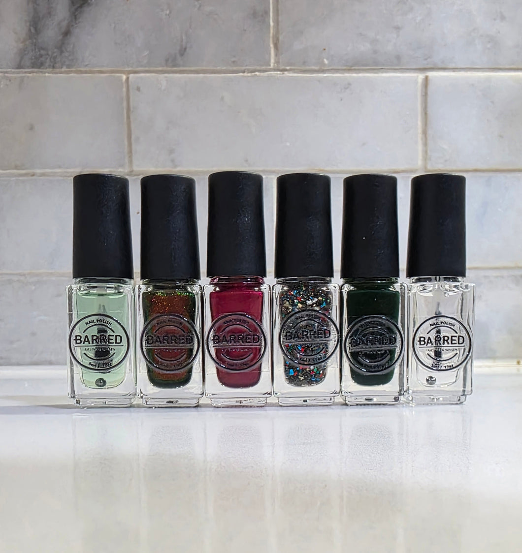 Holiday polish sampler